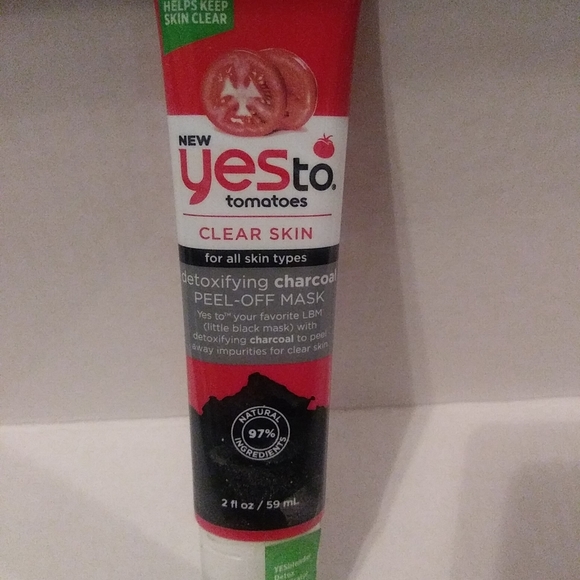 Yes To Tomatoes detoxifying charcoal peel off mask - Picture 1 of 4